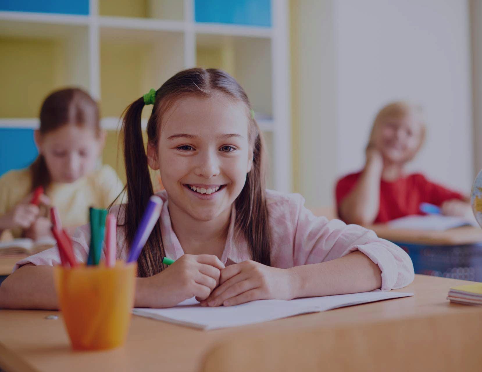 Successful schoolgirl